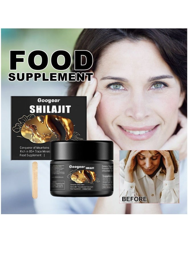 Googeer Pure Himalayan Shilajit Resin High Potency Gold Grade for Men & Women for Energy Boost & Immune Support 30g  - Image 2