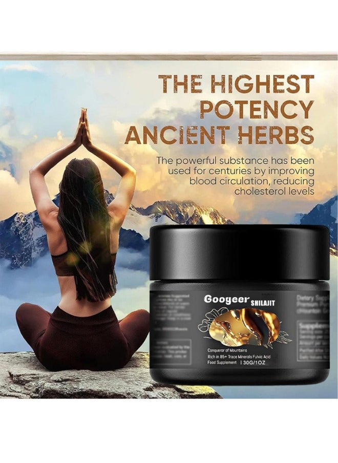 Googeer Pure Himalayan Shilajit Resin High Potency Gold Grade for Men & Women for Energy Boost & Immune Support 30g  - Image 5