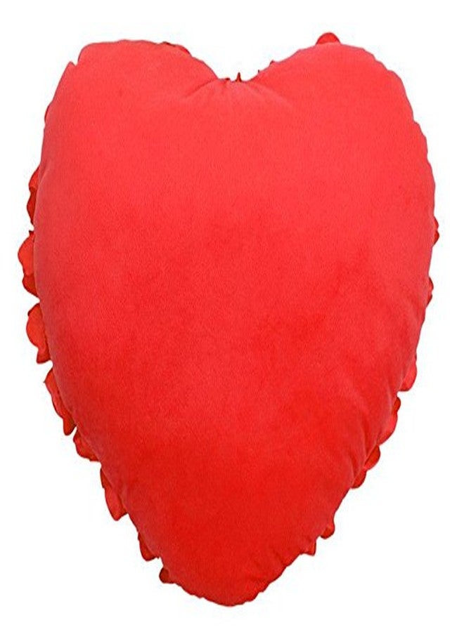Tickles 3D Rose Heart Shaped Cushion Soft Stuffed Plush Toy Gifts for Boys & Girls Wedding Anniversary Birthday Valentine's Day (Size: 25 cm Color: Red) - Image 4