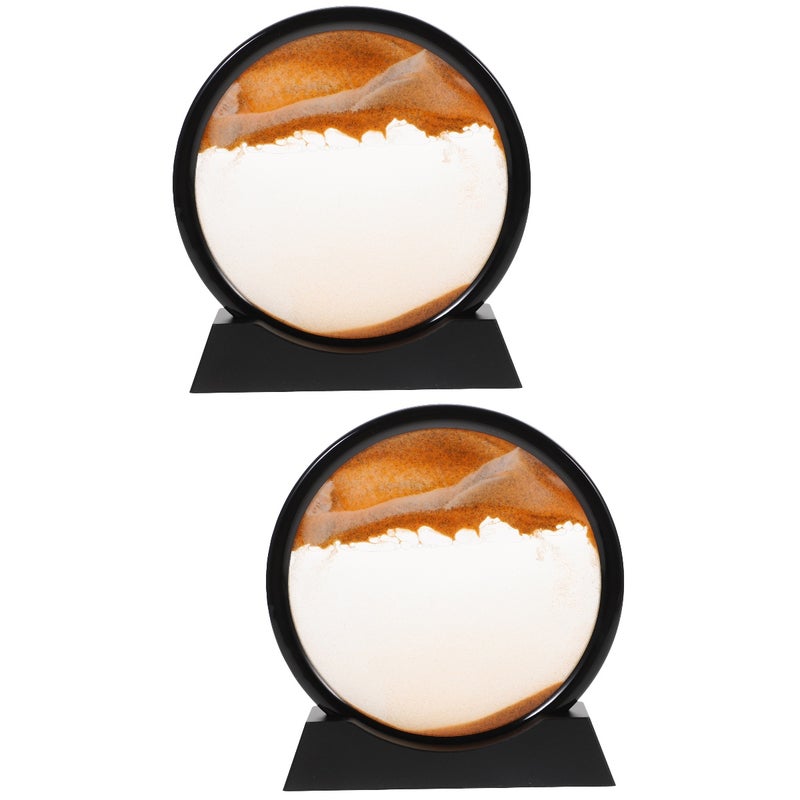 2pcs Landscape Quicksand Painting 3d Sand Art Decor 3d Sand Art - Image 1