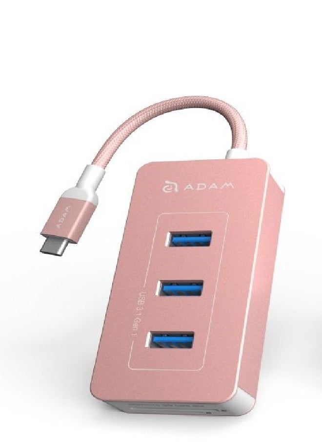 ADAM ELEMENTS Adam Elements CASA Hub PDC601 USB3.1 Type-C 6-in-1 Card Reader with 80W Power Delivery  - Image 1