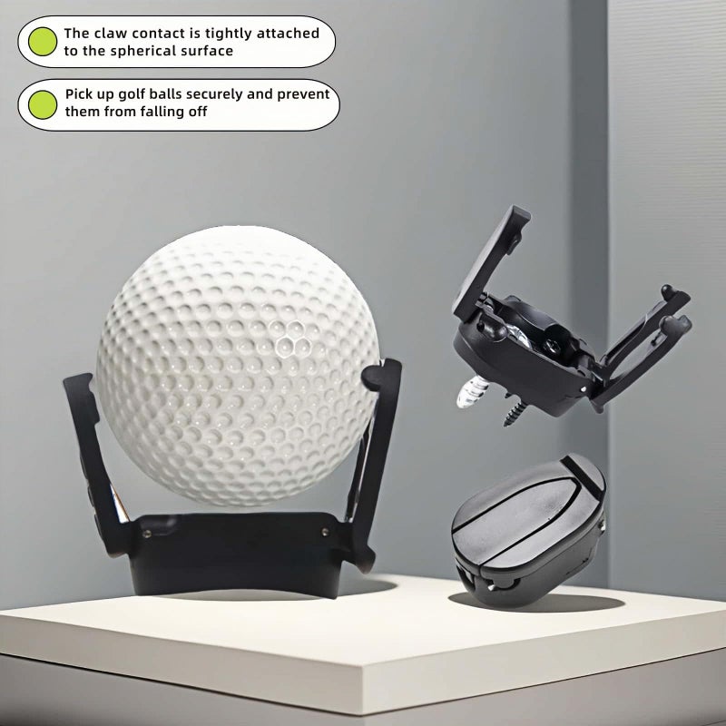 RyanDesign Premium Foldable Golf Ball Picker Upper - Putter Grip Mounted Retriever with Screw Attachment (2-Pack) - Eliminates Bending, Durable Synthetic Material, Travel-Ready - Image 4
