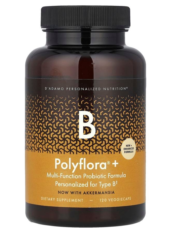 Polyflora® + B Multi-Function Probiotic Formula 120 VeggieCaps