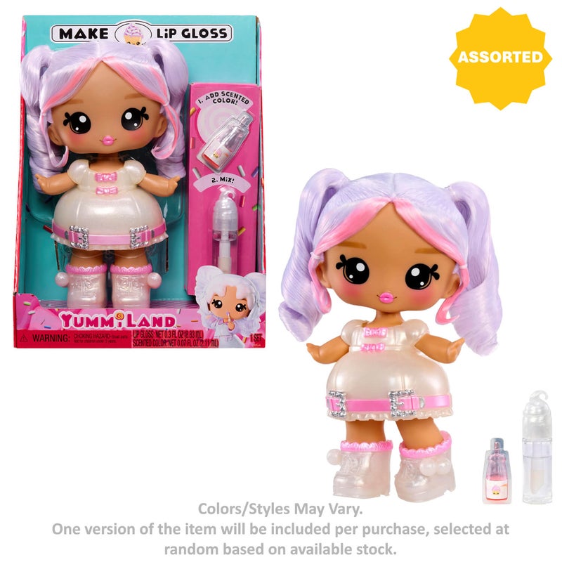 YummiLand DIY Scented Lip Gloss & Doll Set (25 cm, Assorted) - Image 4