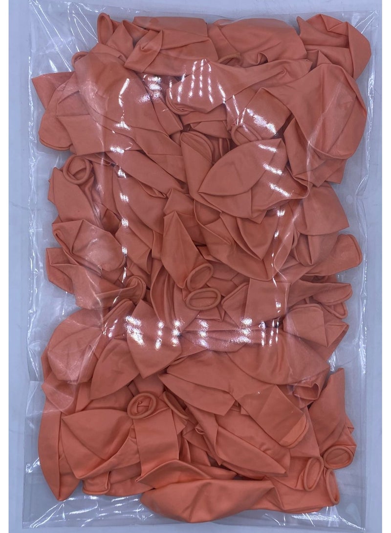 SFMW 100 pieces light orange balloons - 10 inches - Image 2