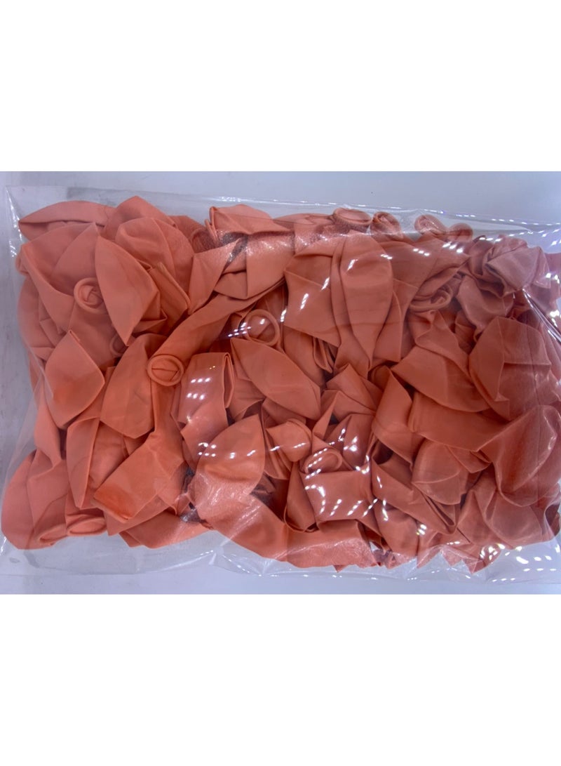 SFMW 100 pieces light orange balloons - 10 inches - Image 4