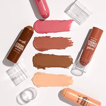 Barry M Chisel Cheeks Blush Creams Shades Pink Blushed Rosey Cheek Blusher Creams - Image 4