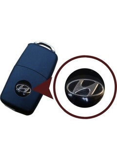 Ripido 2 Pieces Car Key Logo Emblem for Hyundai 14 mm Diameter  - Image 2