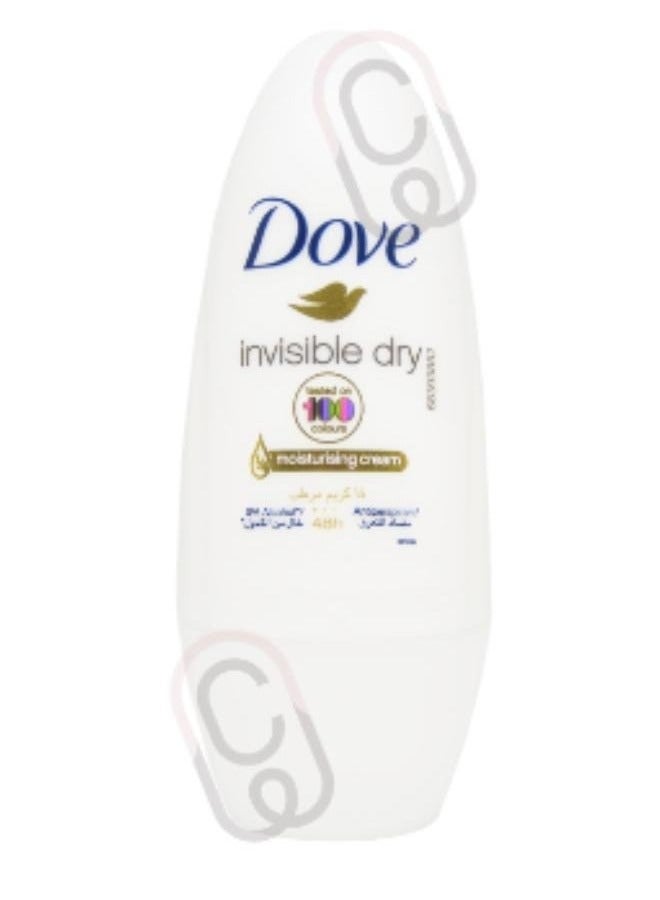 دوف قطعتين دوف مزيل عرق رول اون دراي مضاد للتعرق من انفيزيبل دراي، 50 مل - Image 3