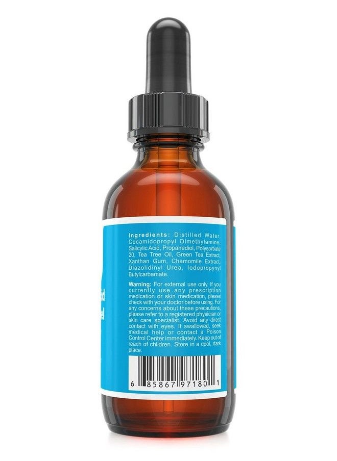QRxLabs - Salicylic Acid 20% Gel Peel Alcoholfree Formula With Tee Tree Oil And Green Tee Extract Professional Grade Chemical Face Peel For Acne Treatment Beta Hydroxy Acid 1 Bottle Of 1 Fl Oz - Image 1