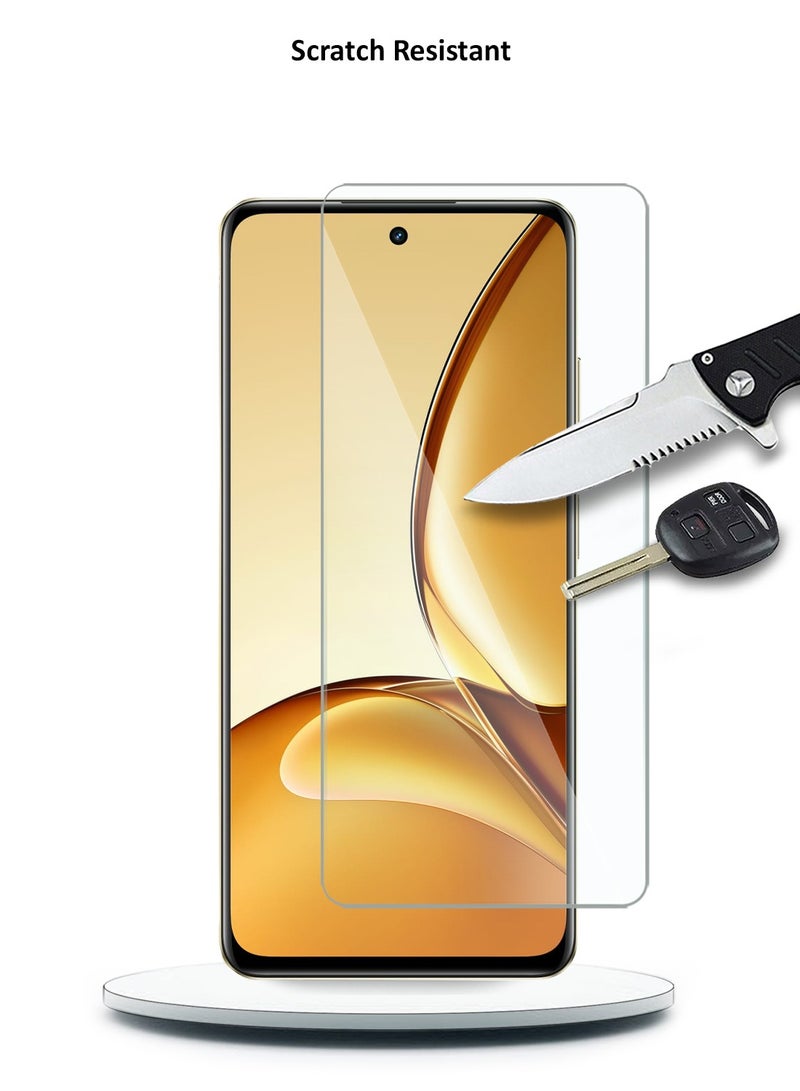 Wtech Realme C63 5G 2024 Premium Series Curved Edges 9H 2.5D Tempered Glass Screen Protector - Clear - Image 5