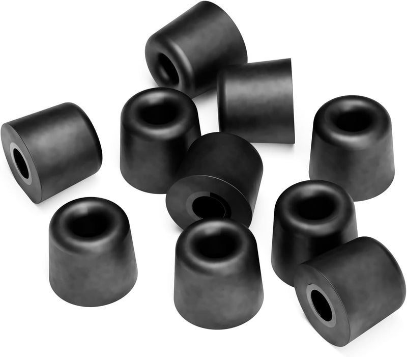 Decibullz Custom Molded Memory Foam Earbud Tips â€“ 5 Pack Large | Comfortable Ear Bud Replacement Tips for Earphones & Earplugs - Image 1