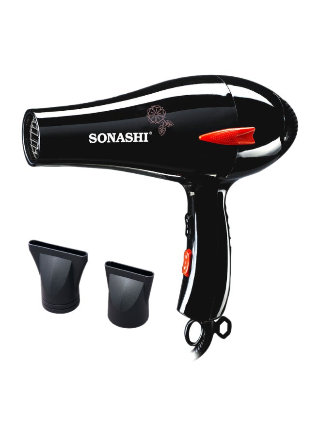 SONASHI 2-In-1 Hair Curler And Straightener With Powerful 2000W Professional Hair Dryer SHD-3009 + SHC-3005 Black/Grey - Image 2