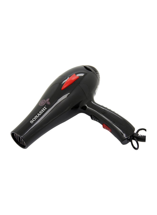 SONASHI 2-In-1 Hair Curler And Straightener With Powerful 2000W Professional Hair Dryer SHD-3009 + SHC-3005 Black/Grey - Image 4