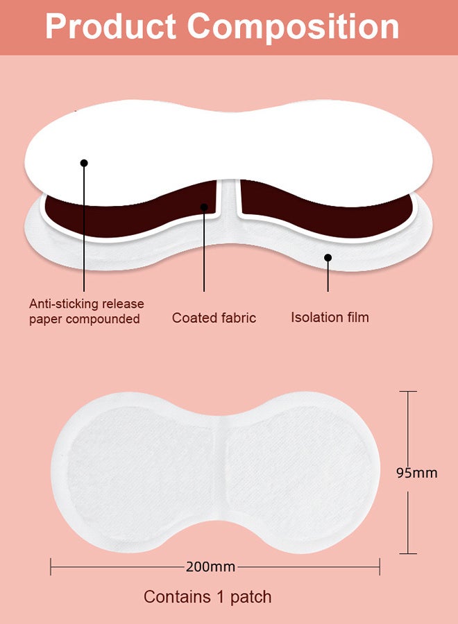 Hodaf Heat Patches For Period Pain Relief & Period Cramps, Portable Menstrual Heating Pad, Air-Activated Adhesive Heating Patches For Cramps, Suitable For All Skin Types, 5 Packs - Image 4