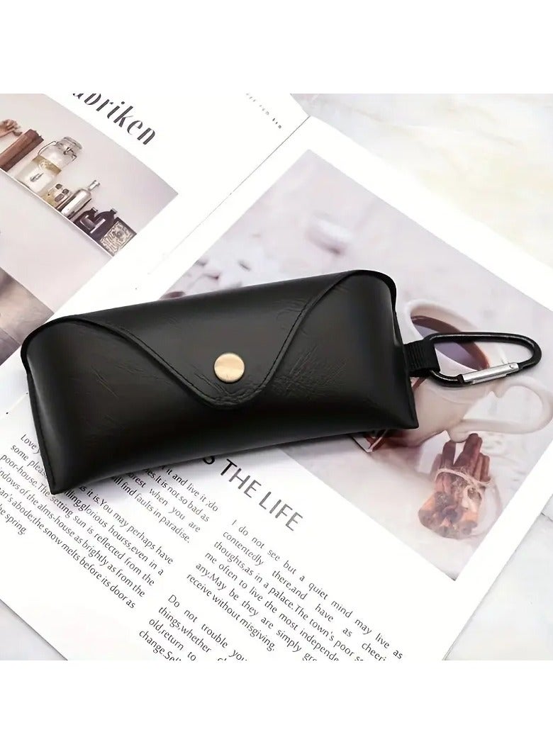 SCENT HOUSE Portable Sports Glasses Case - Soft Pouch with Hook, Stylish for Men & Women - Image 1
