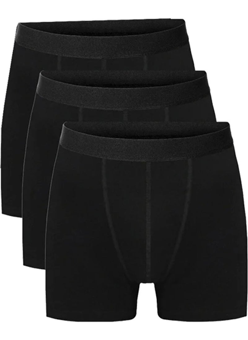 Belifanti Collection Men's Cotton 6-Piece Gray Undershirt and 6-Piece Black Boxer 12 Piece Set  - Image 2
