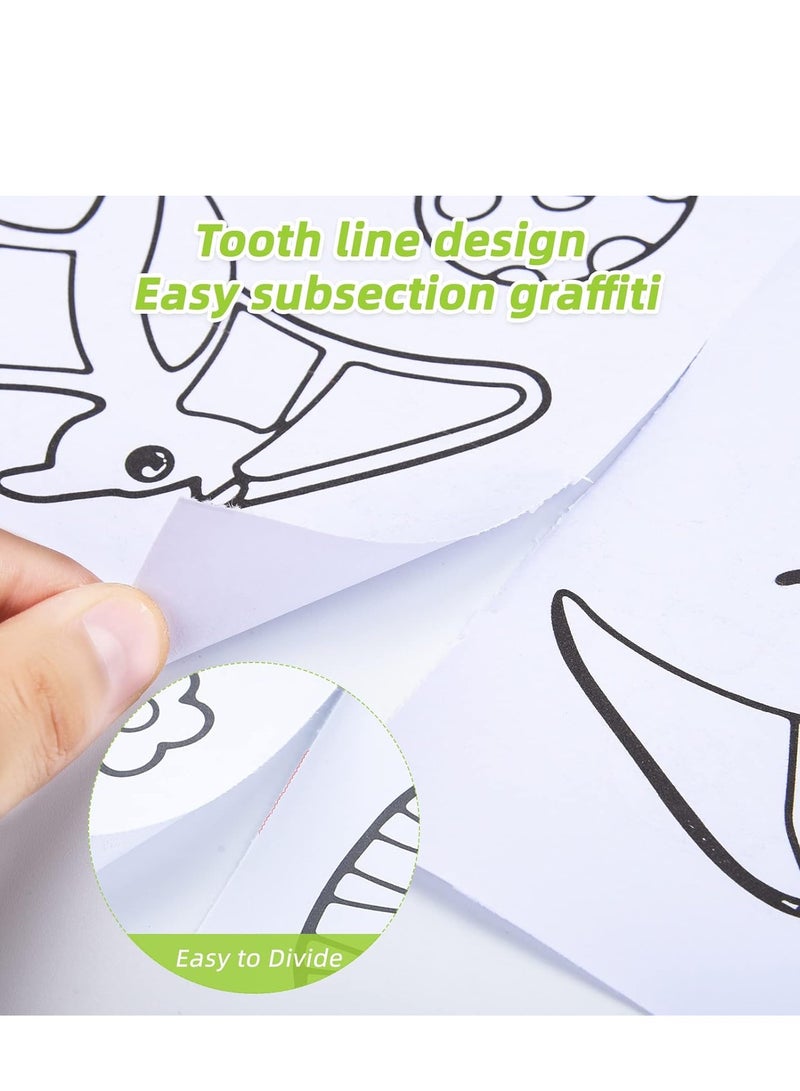3M Roll of Drawing Paper, Coloring for Kids, Toddlers, DIY Cut and Stick for Girls and Boys (Dinosaurs)  - Image 4