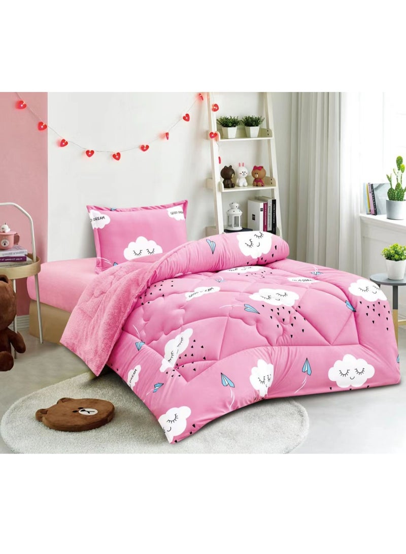 طقم لحاف شتوي نفر رسوم اطفال