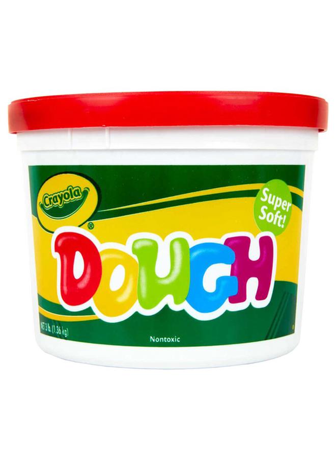Crayola Super Soft Resealable Modelling Bucket Dough Red 3 Pound CRA5700153038 - Image 1