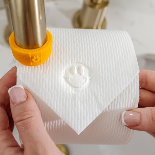BURU SOLUTIONS Toilet Paper Stamp Fun (Smiley Face) - Add a Unique Personal Touch to Your Bathroom Decor! Enhance your Home Decor. Ideal for Housekeeping, Hotels, Rentals, Home Staging Decor and more - Image 2