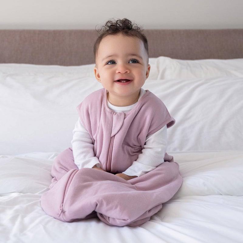 HALO SuperSoft Bamboo Wearable Blanket 1.5 TOG â€“ Buttery Soft, Plush Baby Sleep Sack for Newborns, Infants & Toddlers, Hip-Healthy Design, Machine Washable, 6-12 Months, Medium, Mauve - Image 5