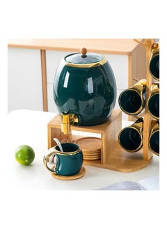 LA MAYA La Maya Porcelain Dispenser Set, Green, Model GX-13-G  - Image 1