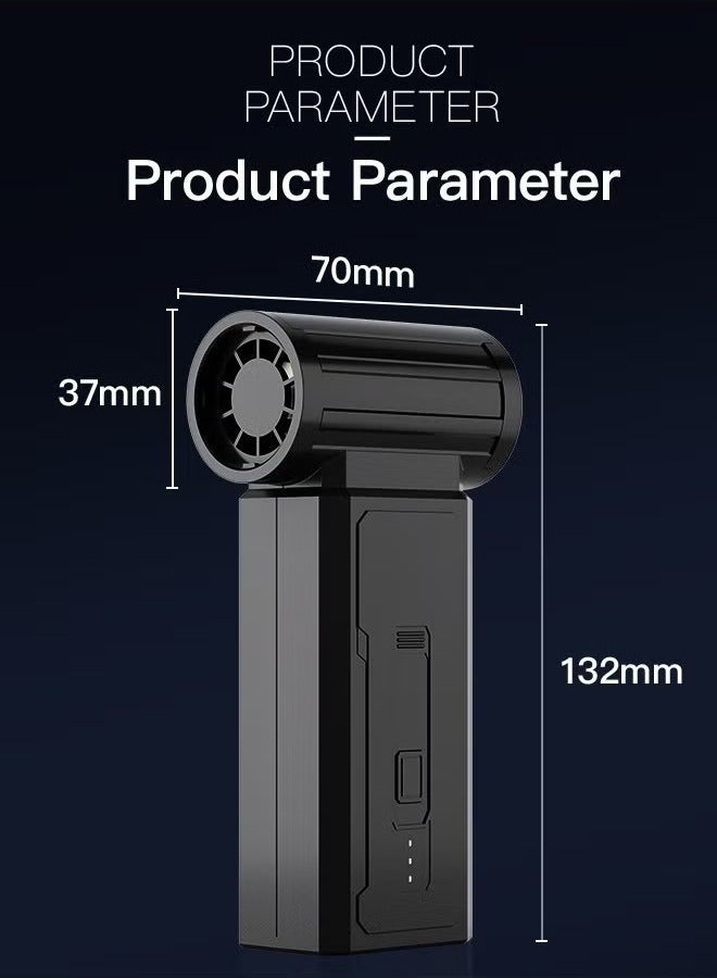 Compressed Air Dusters, Turbo Jet Fan for Sand and Dust Removal, 35M/S Wind Speed - Image 2