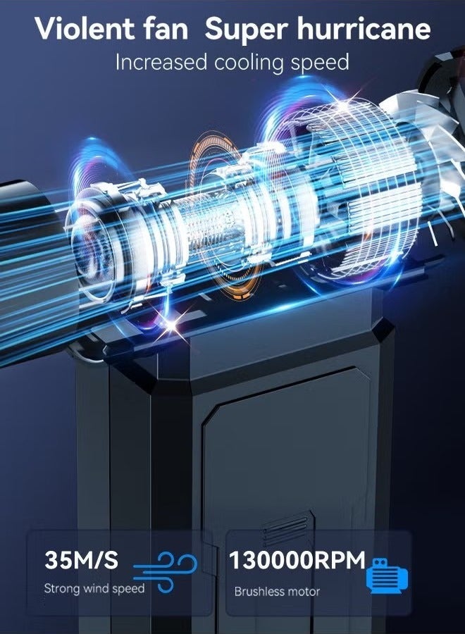 Compressed Air Dusters, Turbo Jet Fan for Sand and Dust Removal, 35M/S Wind Speed - Image 4