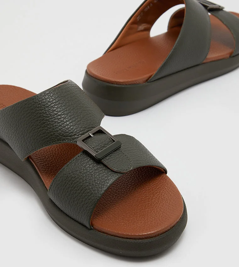 STEVE MADDEN  Amulti Olive Men's Sandals for Men | Best Price UAE