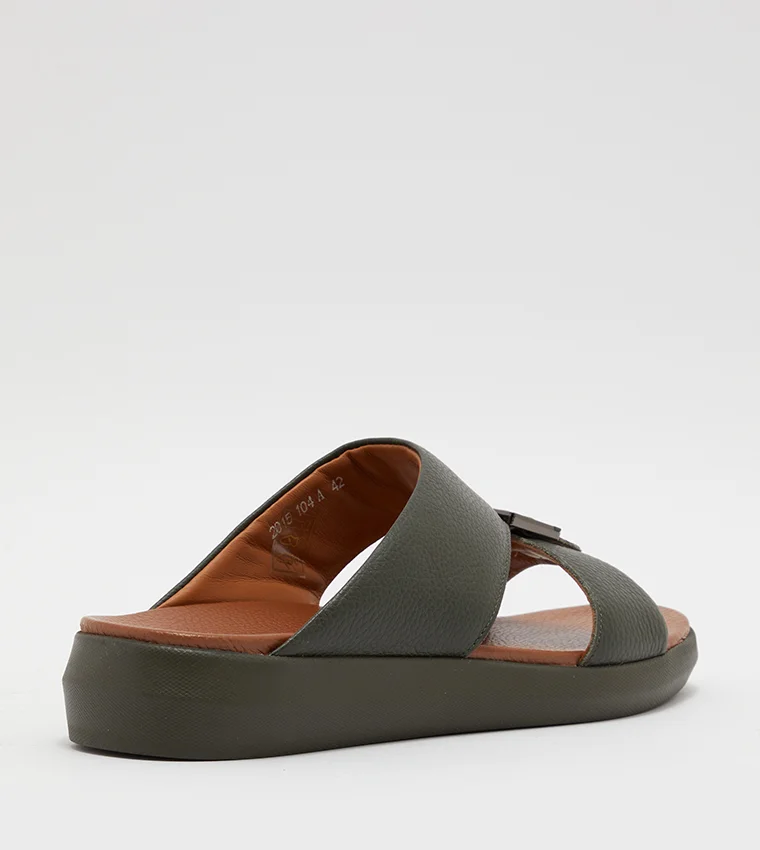 Steve Madden  2015-104-A Olive Men's Comfort Sandals for Men | Best Price UAE