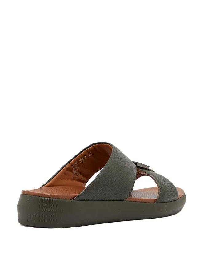 Steve Madden  2015-104-A Olive Men's Comfort Sandals for Men | Best Price UAE