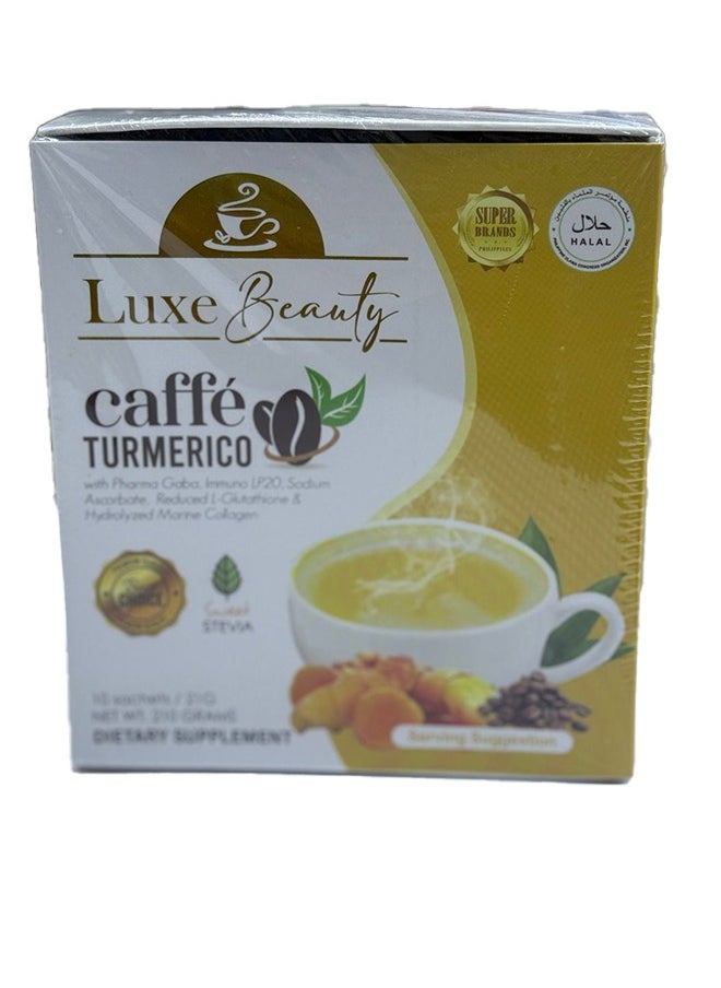 Luxe Beauty Caffe Turmerico 10 sachets  - Image 1