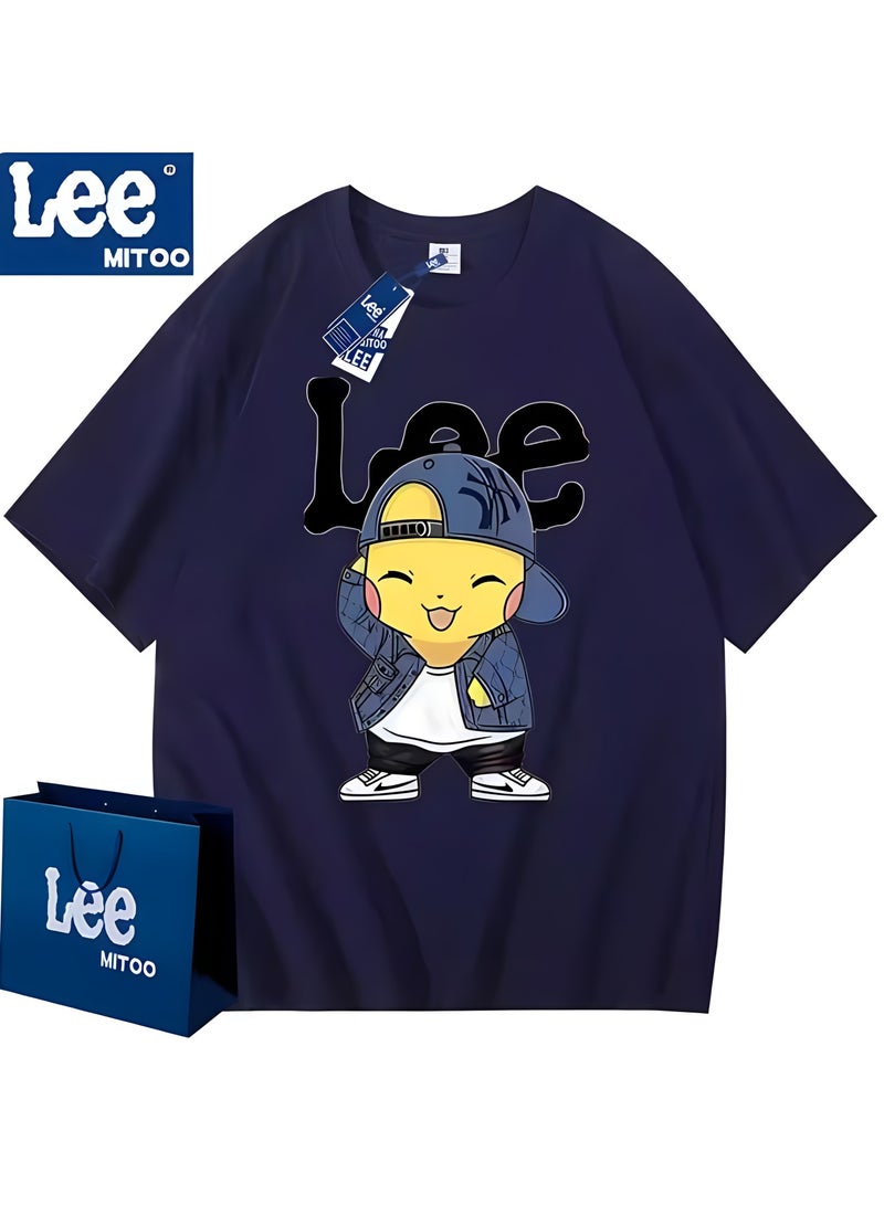 LEE New Fashionable Casual LEE Co Branded T-shirt