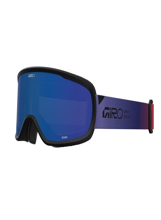 Giro Roam Snow Goggle Red/Blue Faded - Grey Cobalt & Yellow - Image 1