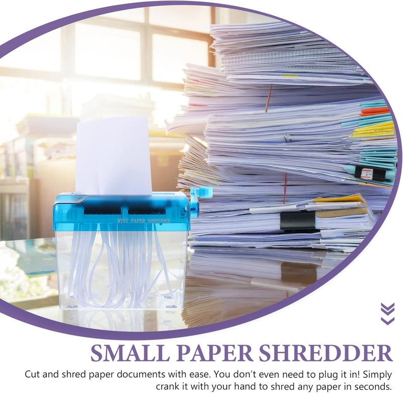 Document Shredder Paper Shredders for Home Use Wastebasket Protect Your Privacy - Image 3