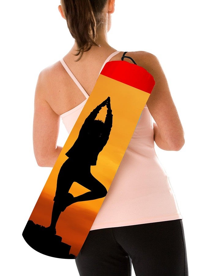 Active Elements Water Proof Printed Yoga mat Cover/Bag for 3 or 6 mm Standard & XL Size Yoga Mats. Yoga Cover Flat : 7 x 28 inch - Image 2
