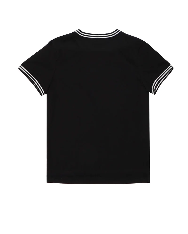 Lola Casademunt Short sleeve T-shirt with front flower detail