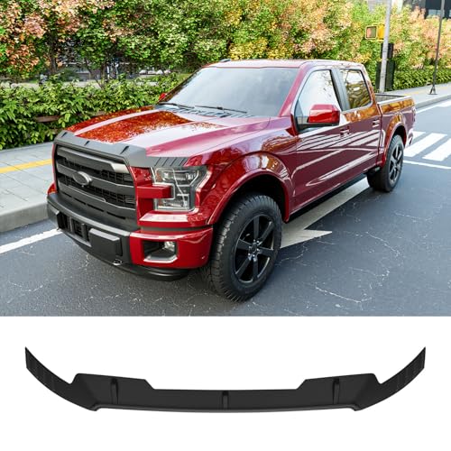 powoq Hood Protector Compatible with 20152020 Ford F150 Deflector Upgraded TPE Shield Hood Deflector Replacement for 2015 2016 2017 2018 2019 2020 Ford F150 Accessories - Image 1