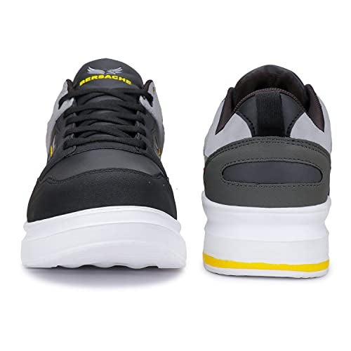 Bersache Lightweight Sports, Running, Walking, Gym, Training, Trekking Shoes Sole For Men Black - 7 Uk - Image 3