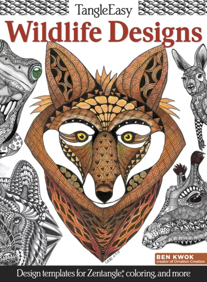 TangleEasy Wildlife Designs : Design templates for Zentangle(R), coloring, and more