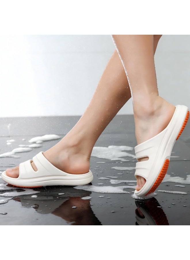 GUOLUOFEI Shower Shoes for Men & Women, Quick-Dry Non-Slip Bathroom Slippers, Home Slides for Dorms, Gym, Pool, Spa, Camping & Beach - Image 1