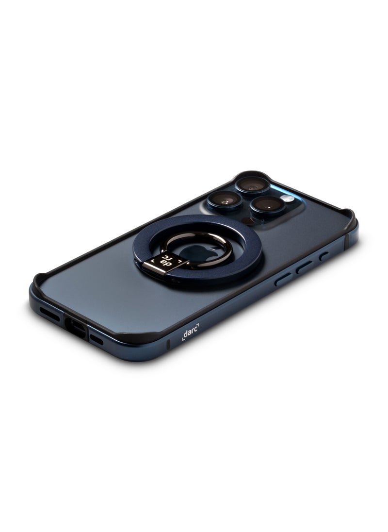 darc iPhone 13 Pro 3-in-1 Frame + Camera Protection + MagSafe Grip Blue  - Image 1
