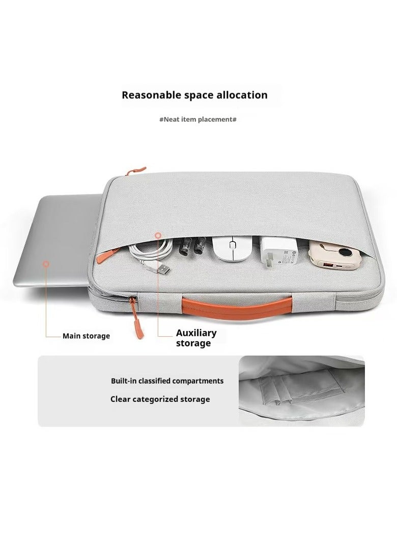 Yoze 15.6 Inch Laptop Bag – Waterproof Business Briefcase with Airbag Shockproof Protection, Large Capacity Slim Travel Laptop Case with 180° Opening & Trolley Strap - Image 3