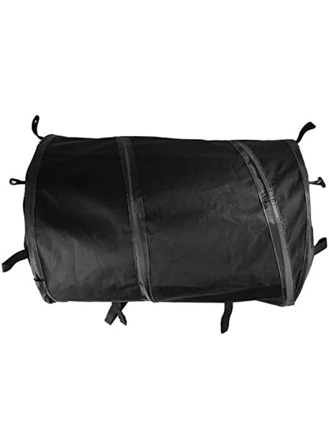 Large Pet Carrier Travel Bag Black 70x55x45cm Easy Carry Outdoor Dog Cat Transport Box - Image 3
