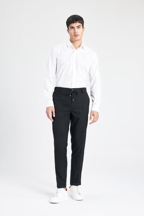 Man jogger Double Hem Trousers