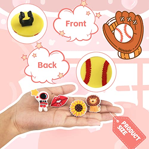 Zddaoole 60 Pcs Cute Pencil Topper Decoration, Different Pencil Clip Designs, Suitable for School Prize, Classroom Reward, Gift Idea - Image 3