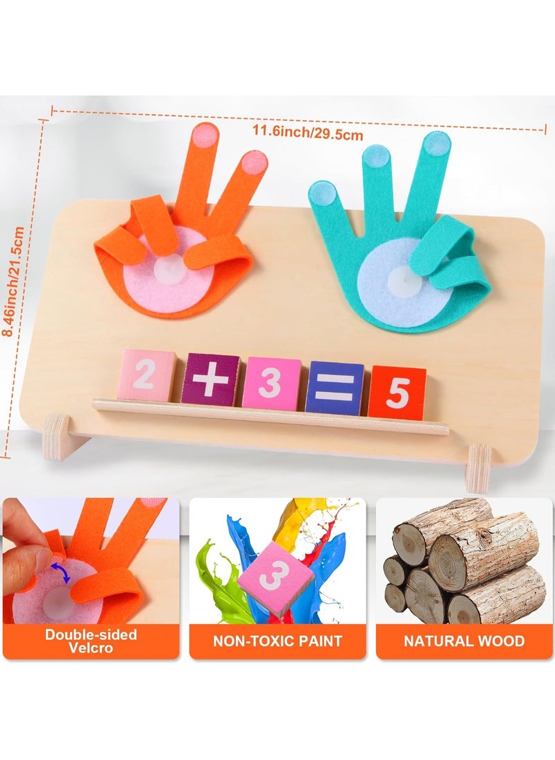 Generic - Montessori Toys for 3+ Year Old, Educational Math Manipulatives Learning Toys for Toddlers 3-5 Years, Number Counting Blocks for Kids, Homeschool Kindergarten Supplies Boys Girls Gifts - Image 1