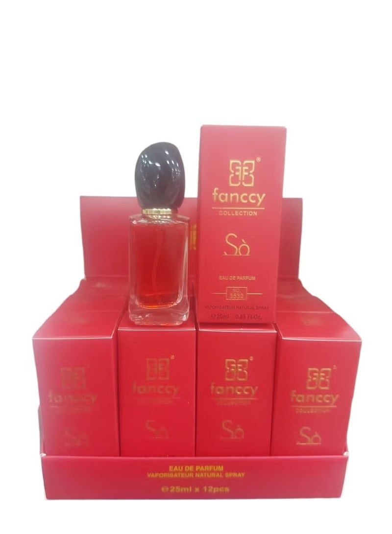 Fanccy Fancy Red Mini Si Samples 12 Pieces 25ml