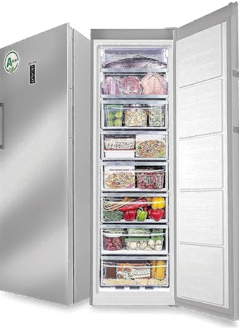 Ocean Upright deep freezer 308 Liters 8 drawers with digital display  - Image 2